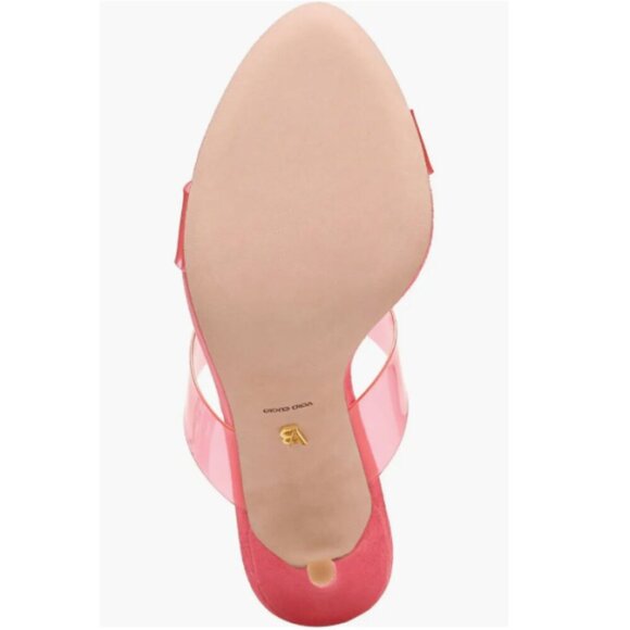 Veronica Beard 'ASHA' Transparent Dual-Band Sandals, Coral - Picture 5 of 7